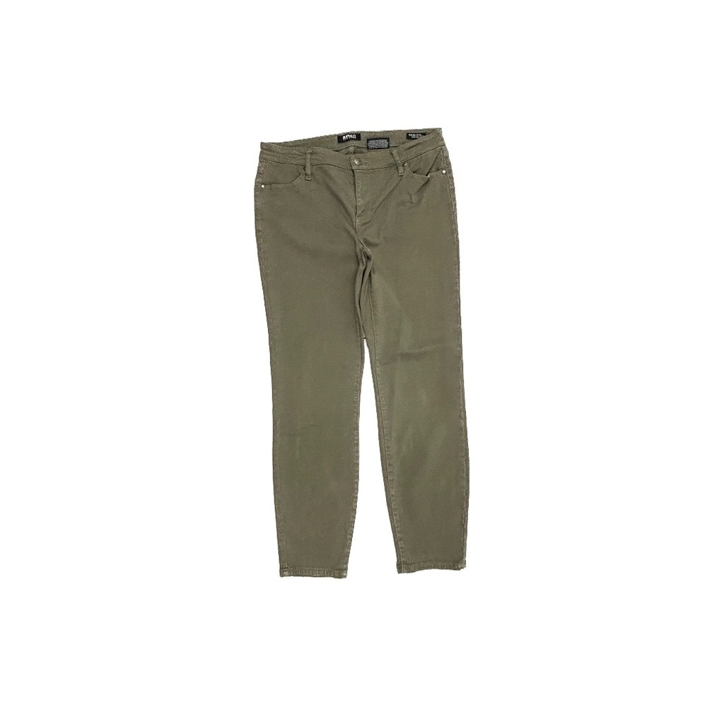 Buffalo Avalon Ankle Skinny Mid Rise Women's size 10 Green Denim Jeans
